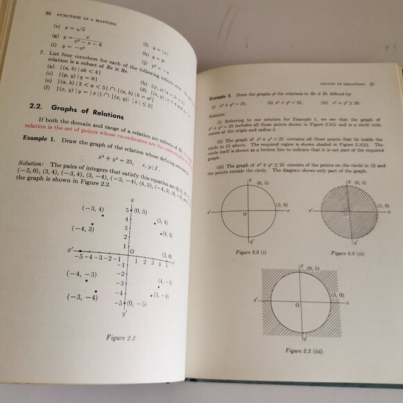1960s Functions Relations & Transformations Textbook Vintage Math Logical Reason - Picture 10 of 12